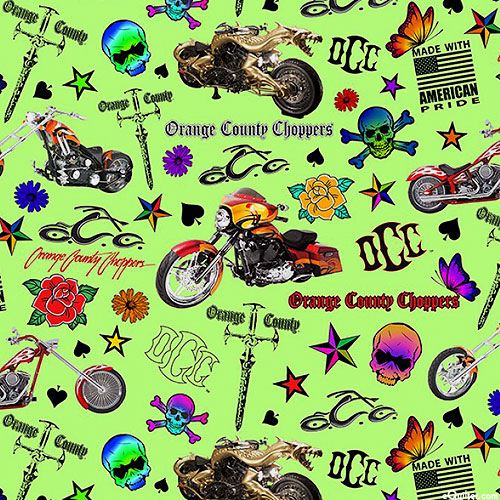 Orange County Choppers - OCC Tattoo - Sprout Green - DIGITAL