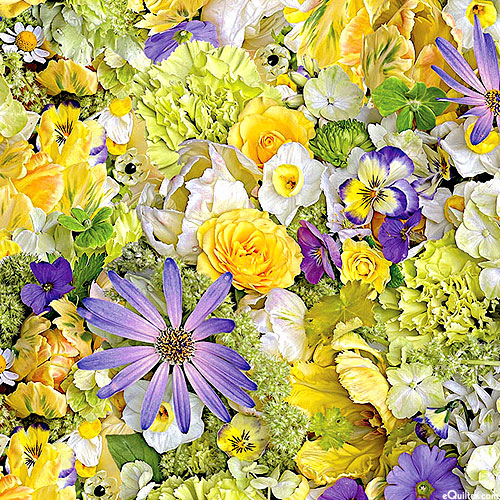 Hand Picked - Wildflower Bliss - Willow Green - DIGITAL PRINT