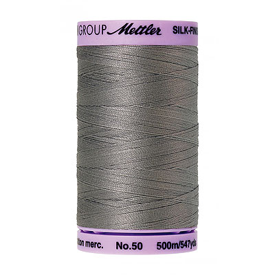 Gray - Mettler Silk Finish Cotton Thread - 547 yd - Slate