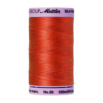 Red - Mettler Silk Finish Cotton Thread - 547 yd - Grenadine