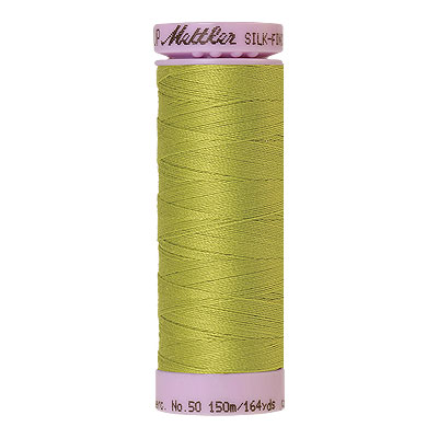 Green - Mettler Silk Finish Cotton Thread - 164 yd - Tarragon
