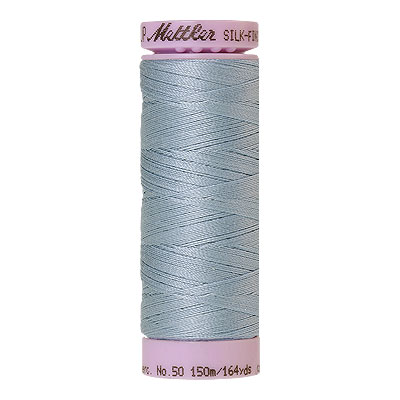 Blue - Mettler Silk Finish Cotton Thread - 164 yd - Winter Sky