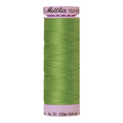 Green - Mettler Silk Finish Cotton Thread - 164 yd - Foliage