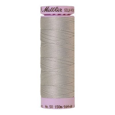 Gray - Mettler Silk Finish Cotton Thread - 164 yd - Ash