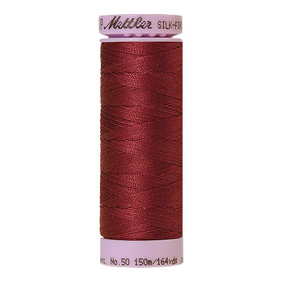 Burgundy - Mettler Silk Finish Cotton Thread - 164 yd - Claret