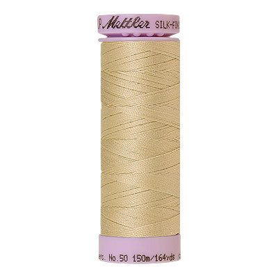 Natural - Mettler Silk Finish Cotton Thread - 164 yd - Light Tan