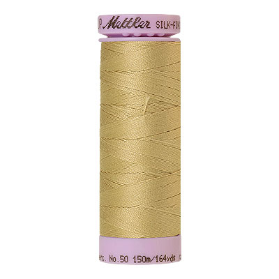 Yellow - Mettler Silk Finish Cotton Thread - 164 yd - Sand