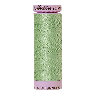 Green - Mettler Silk Finish Cotton Thread - 164 yd - Medium Mint
