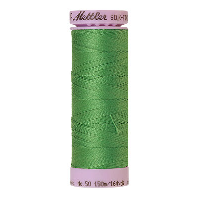 Green - Mettler Silk Finish Cotton Thread - 164 yd - New Green