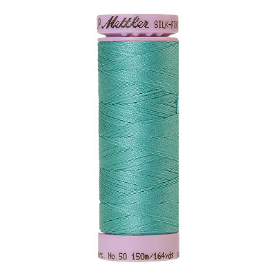 Turquoise - Mettler Silk Finish Cotton Thread - 164 yd - Sea