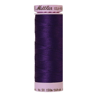 Purple - Mettler Silk Finish Cotton Thread - 164 yd - Purple
