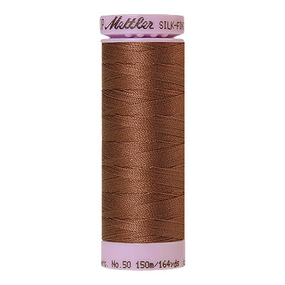 Brown - Mettler Silk Finish Cotton Thread - 164 yd - Taupe Brown
