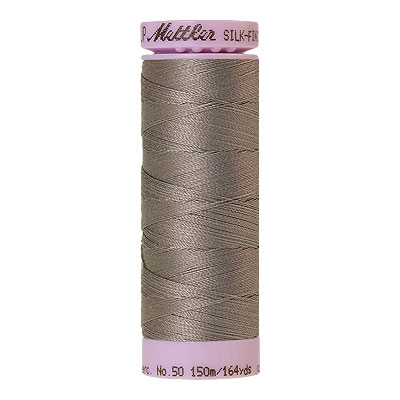 Gray - Mettler Silk Finish Cotton Thread - 164 yd - Slate