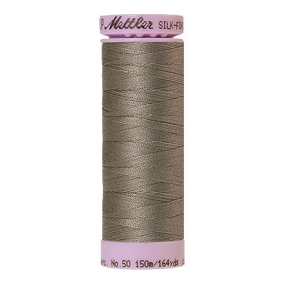 Gray -Mettler Silk Finish Cotton Thread - 164 yd - Mushroom Gray