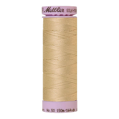 Cream - Mettler Silk Finish Cotton Thread - 164 yd - Buff