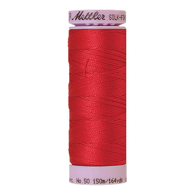 Pink - Mettler Silk Finish Cotton Thread - 164 yd - Geranium