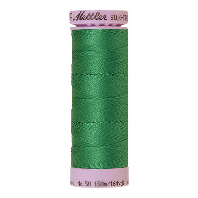 Green - Mettler Silk Finish Cotton Thread - 164 yd - Patina