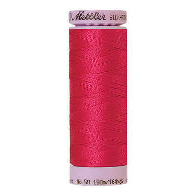 Pink - Mettler Silk Finish Cotton Thread - 164 yd - Pomegranate