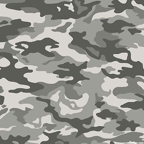 Crazy For Camo - In Disguise - Pewter Gray
