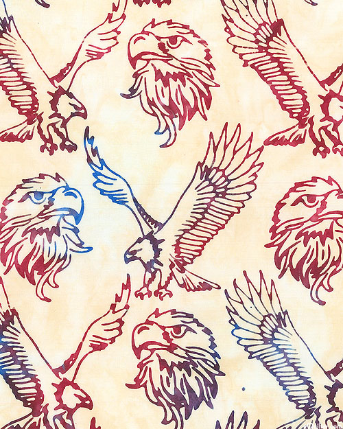 Vintage Spirit - Eagles Batik - Parchment Beige