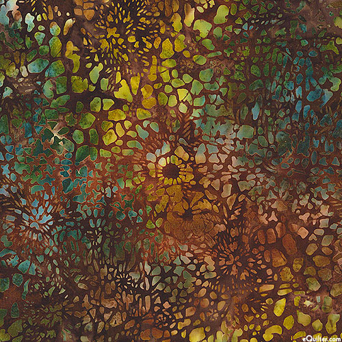 On The Wild Side - Jungle Colors Batik - Chocolate Brown
