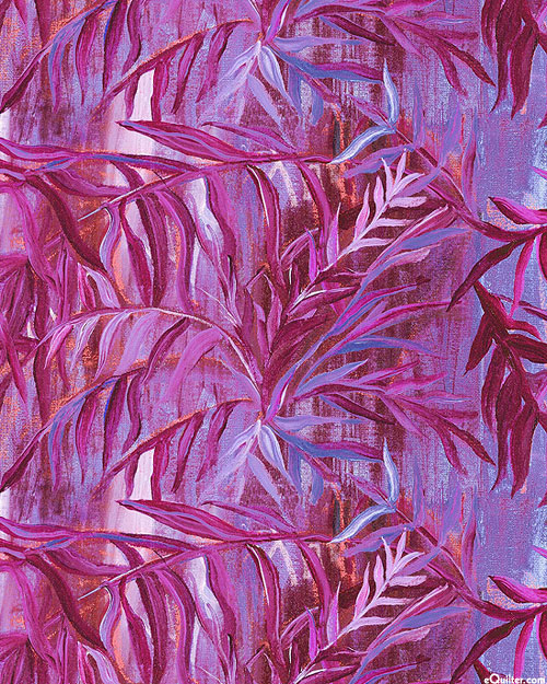 Zen Garden - Jungle Fronds - Thistle Purple