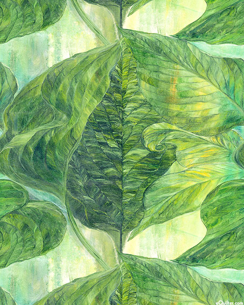 Zen Garden - Leaf Topography - Palm Green