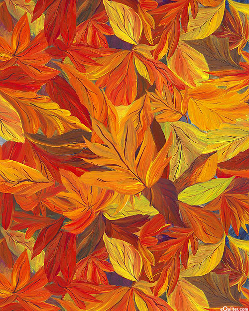 Wild Night - Autumn Leaves - Pumpkin Orange