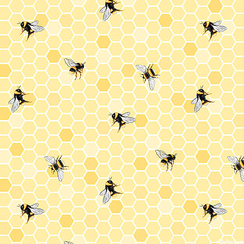Honey & Clover - Honeycomb Haven - Butter Yellow