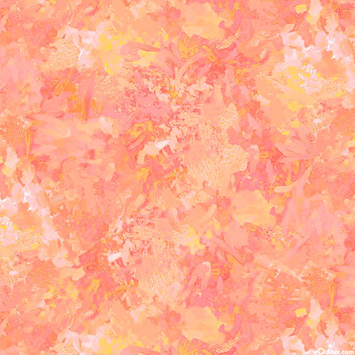 Chroma - Impressionist Brushstrokes - Peach