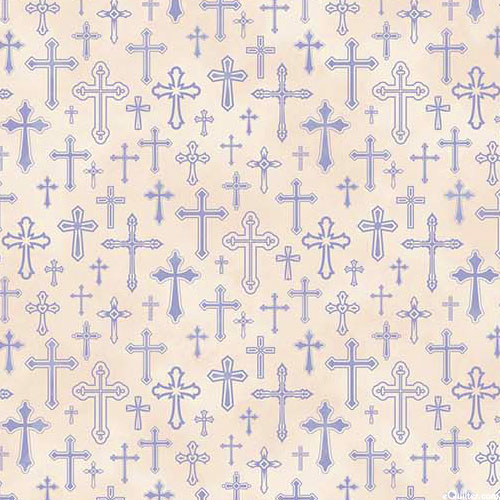 The Lion and the Lamb - Easter Crosses - Blush/Hyacinth Purple
