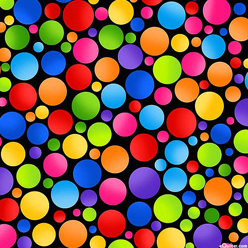 Color Play - Lotsa Dots - Flat Black