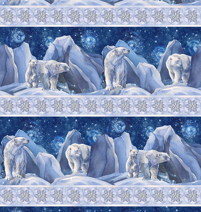 Polar Frost - Arctic Stripe - Powder Blue