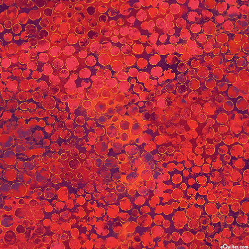 Shimmer - Caviar Riches - Pomegranate - 108" QUILT BACKING