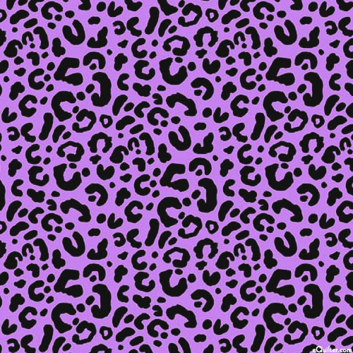 Quilt Retreat - Leopard Spots - Twilight Purple