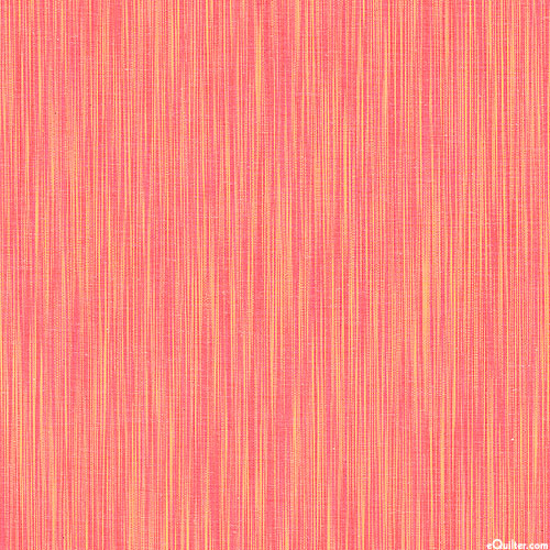 Space Dye - Ikat Slub - Salmon Pink