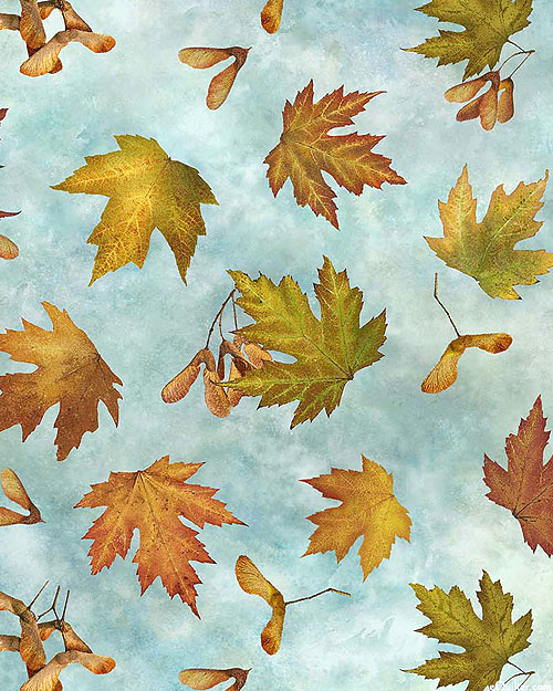 Stonehenge Autumn Splendor - Drifting Maple - Water Blue