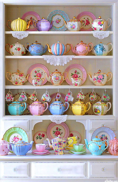 Tea For Two - Teapot Collection - 28" X 44" DIGITAL PANEL