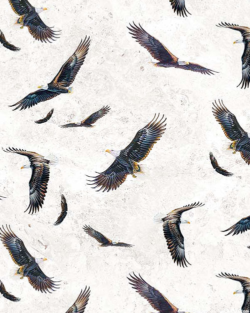 Winged Glory - Soaring Eagles - Ivory - DIGITAL