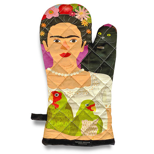 Frida And Her Parrots - Oven Mitt