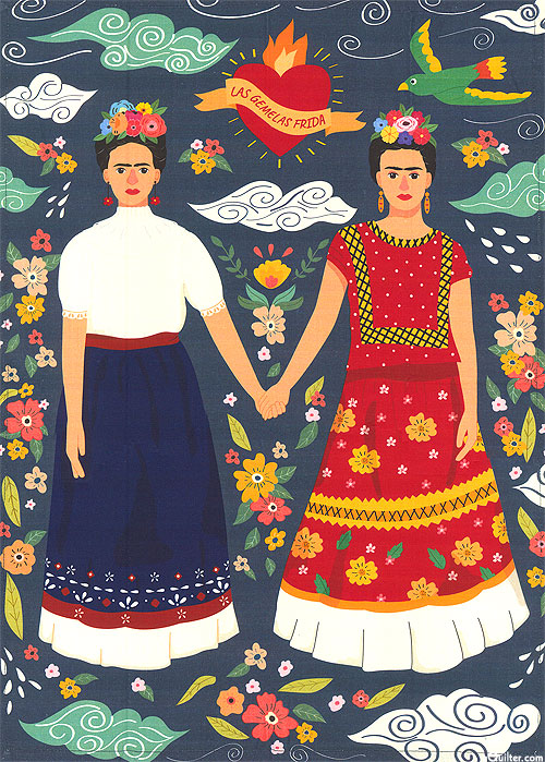 Frida Kahlo Twins - Cotton Tea Towel