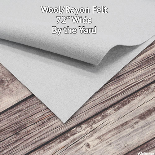 WoolFelt® - 72" Wide - By the Yard - Silver Grey