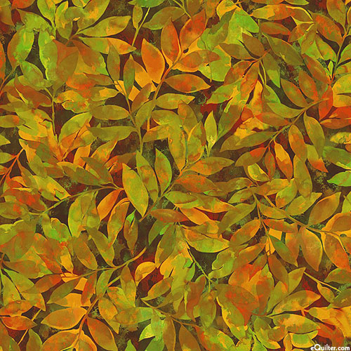Nature's Palette - Leafy Dreams - Light Olive