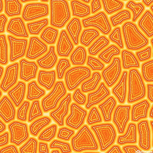 Pannotia - Topographical Dots - Tangerine Orange