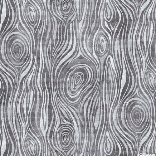 Mystic Nature II - Wood Grain - Pewter Gray