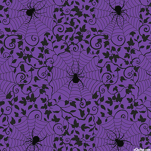 Hallowed Forest - Spiderweb Weaves - Thistle Purple