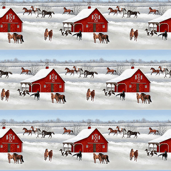 Horse Whisperer - Snowy Barns - Snow White