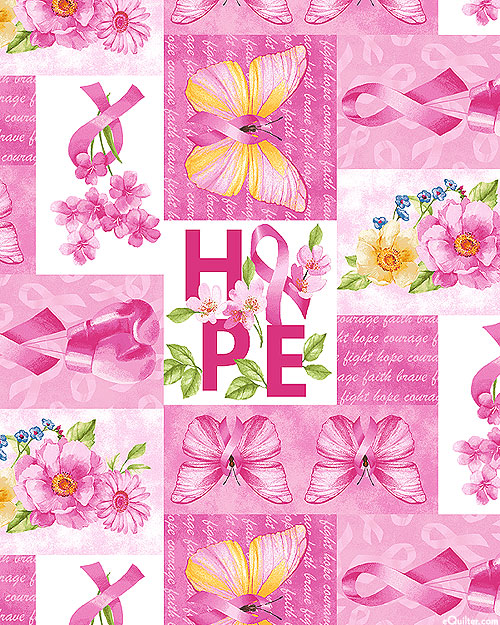 A Pink Celebration - Hope Blocks - Sweet Pea Pink