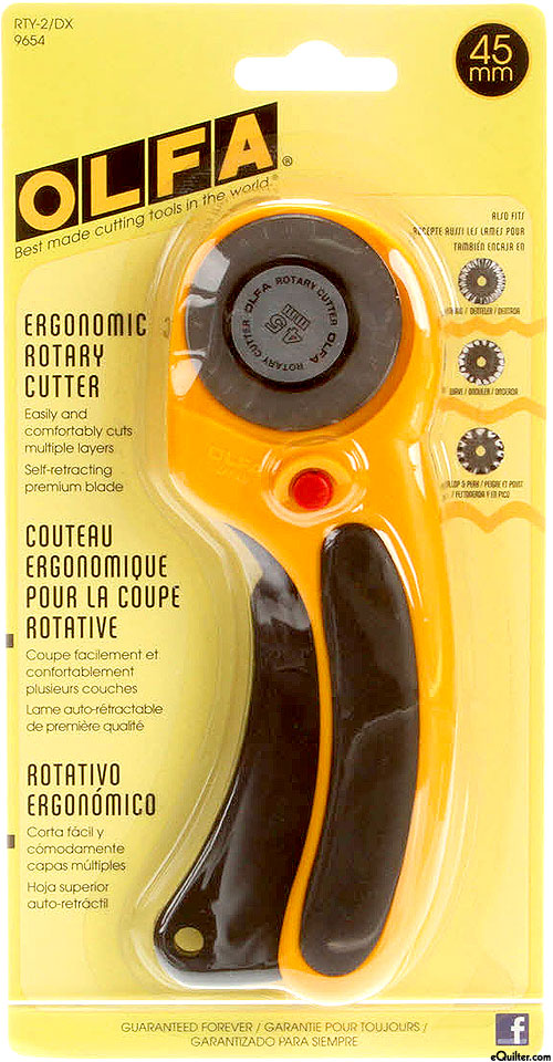 Olfa Deluxe Ergonomic Rotary Cutter - 45mm