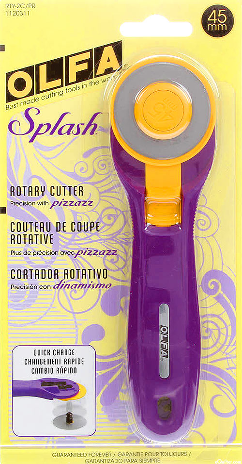 Olfa Splash Rotary Cutter - Purple